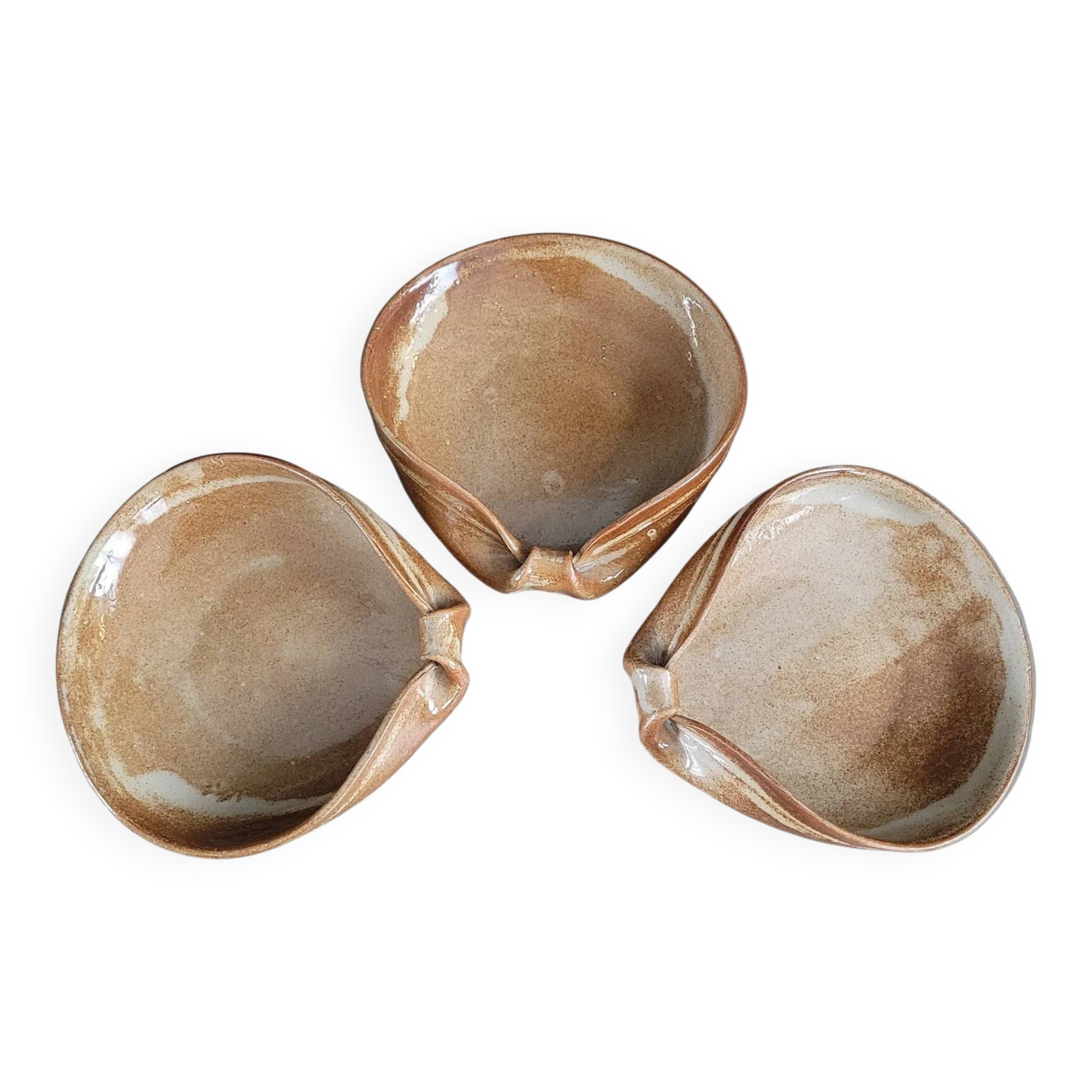 Set of three ceramic bowls