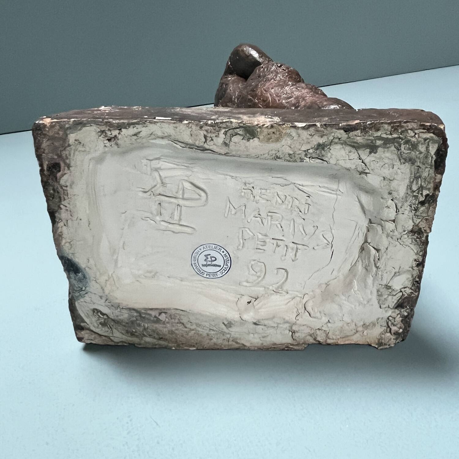 Sculpture "The Rooster" by Henri Marius Petit