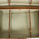 Ensemble de trois valises en cuir vintage