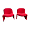 Pair of armchairs Giancarlo Piretti 1970-1980