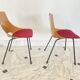 Paire de chaises tonneau par Pierre Guariche pour Steiner, années 50.