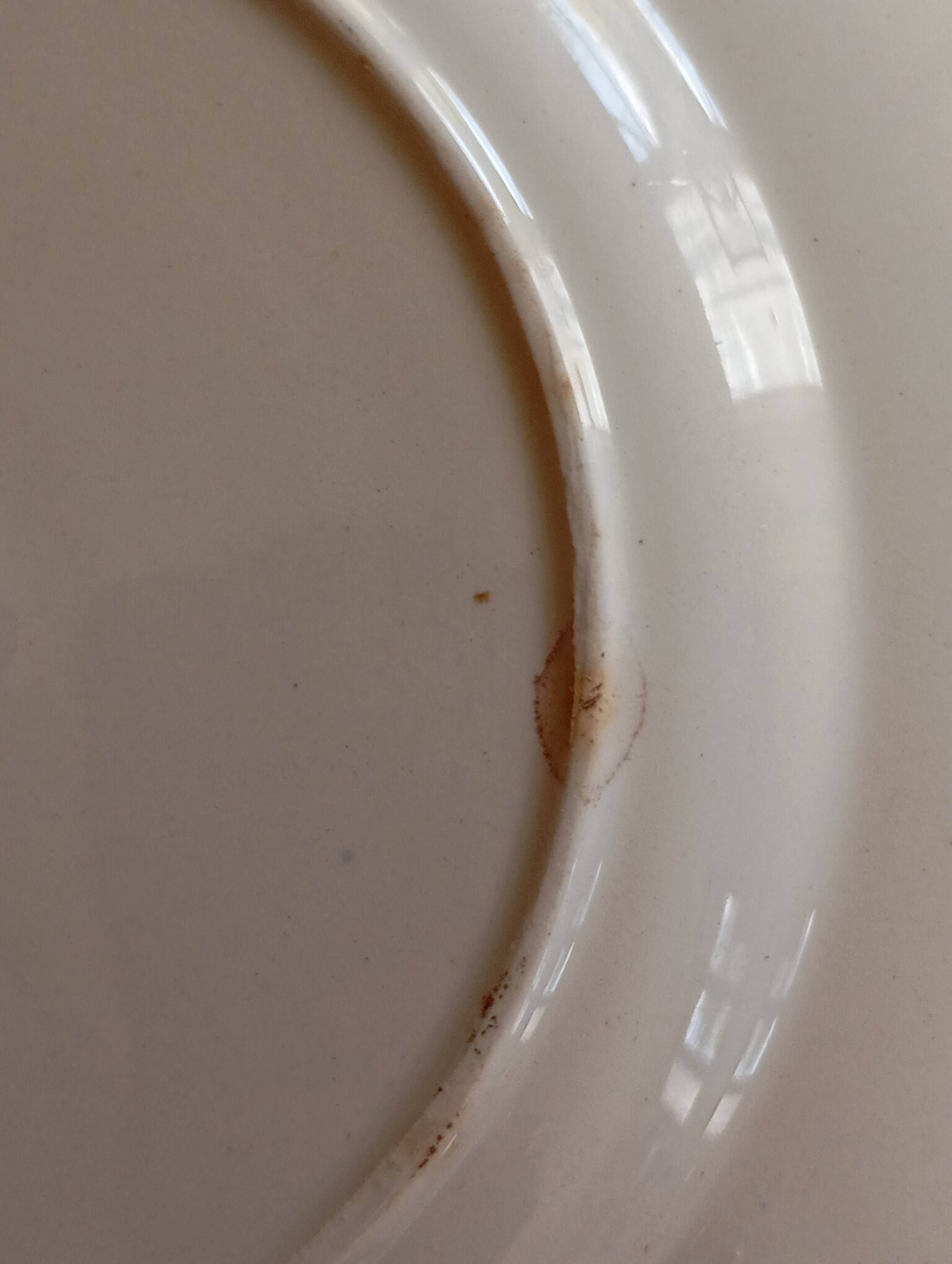 Flat plates "Vieux Rouen" Longwy