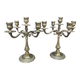 Paire de Chandeliers dorés