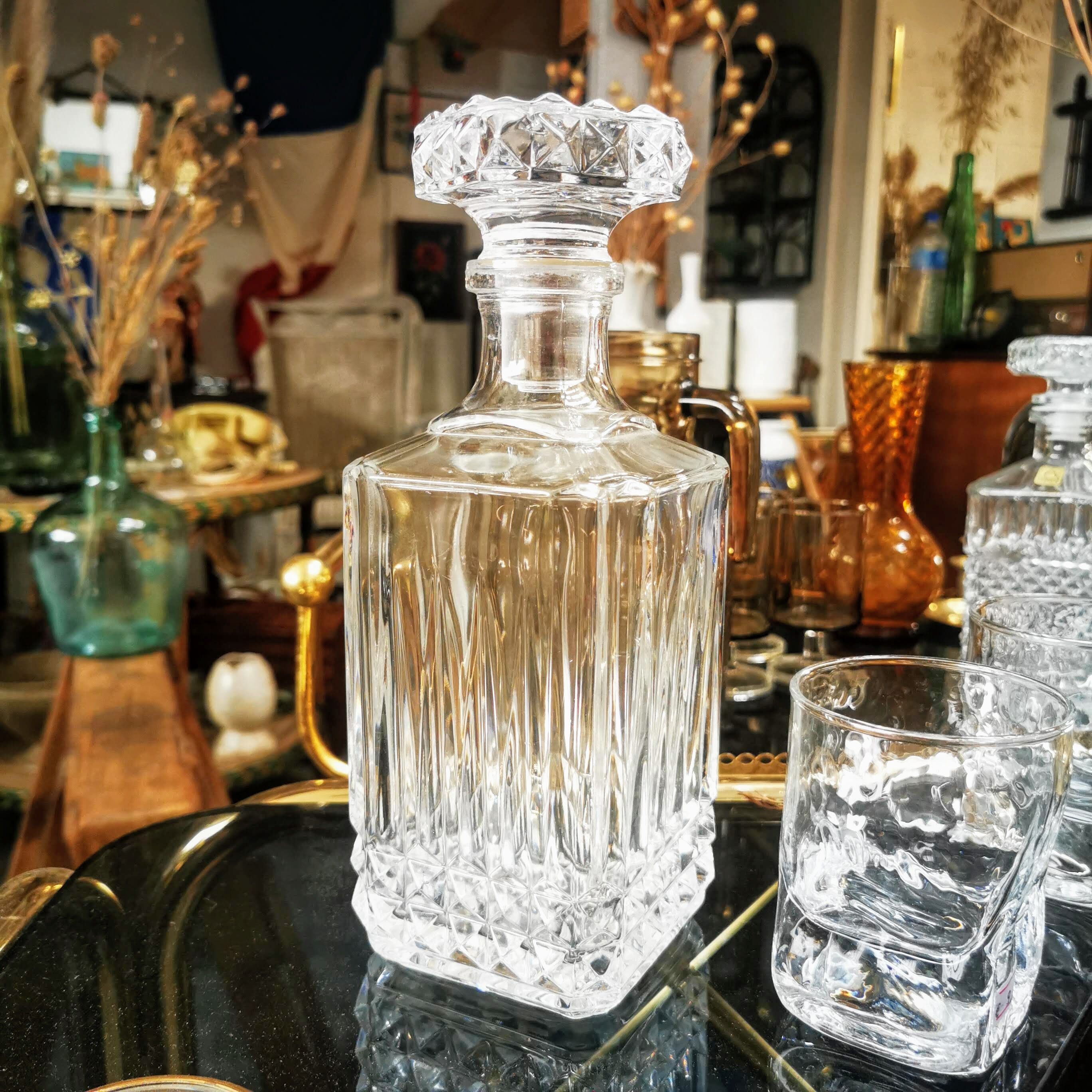 Crystal whisky carafe