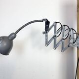 Grey Industrial Scissor Wall Lamp from Elektroinstala, 1960s