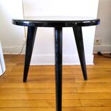 Pedestal table piece of sofa fiberglass 60s