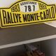 Plaque en aluminium rallye Monte-carlo assistance 787