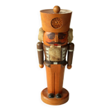 Handmade wooden nutcracker (miner), made in Erzgebirge/East Germany, vintage from the 1950s
