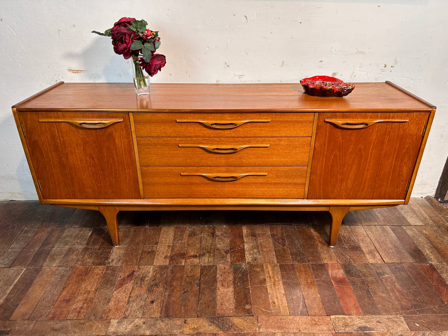 Buffet vintage rétro vintage en teck Jentique 1960