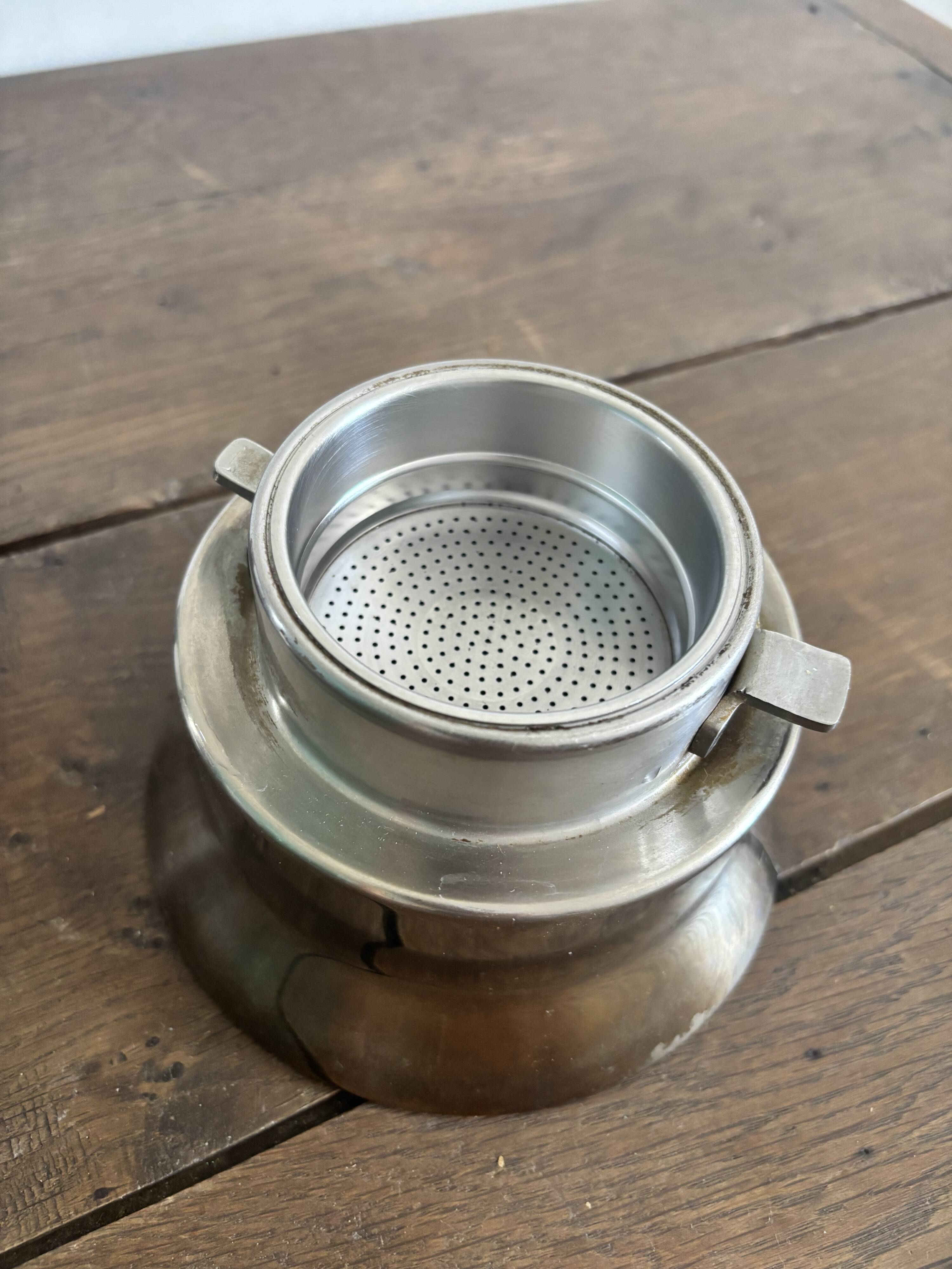 Alessi 9090 Italian coffee maker - Richard Sapper (6 cups) - Induction.