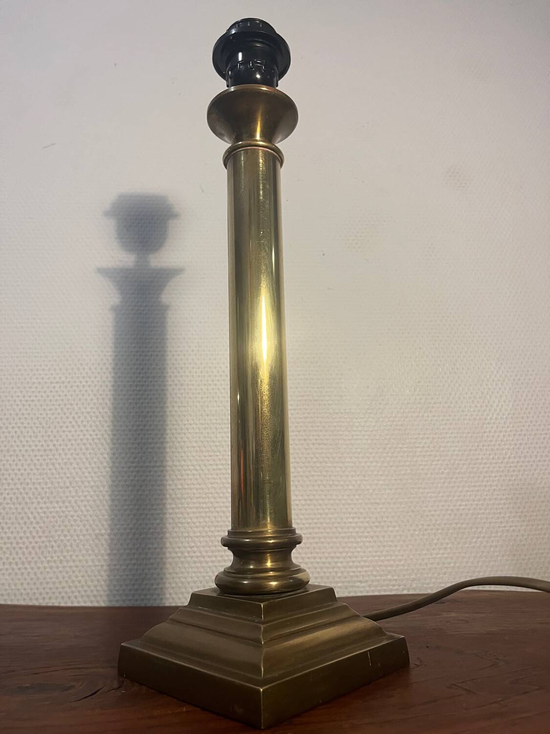 Brass lamp base from the 80s