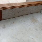 Meuble de toilette en noyer