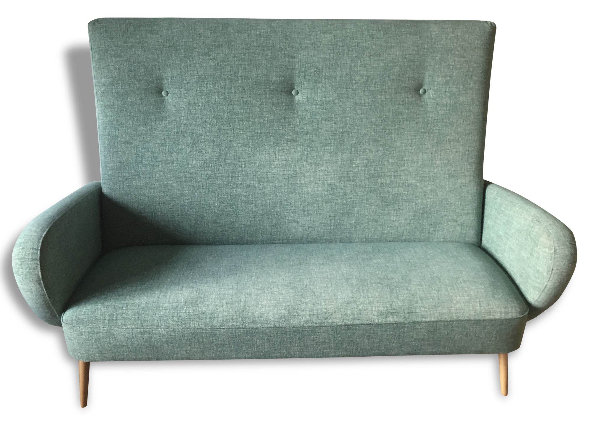 Vintage compass feet sofa