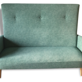 Vintage compass feet sofa