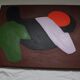 Lovers minimalist couple painting