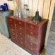 Workshop trade furniture patina red patina
