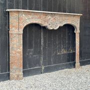 Regency fireplace in Rance marble, 18th century