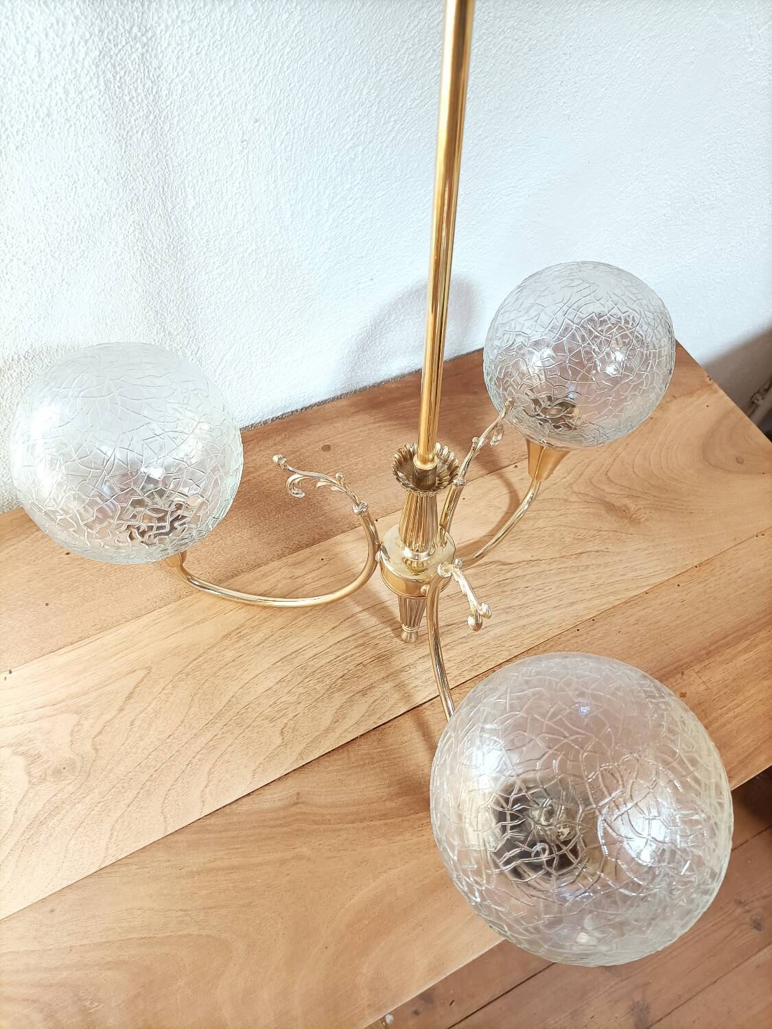 Lustre vintage 3 globes