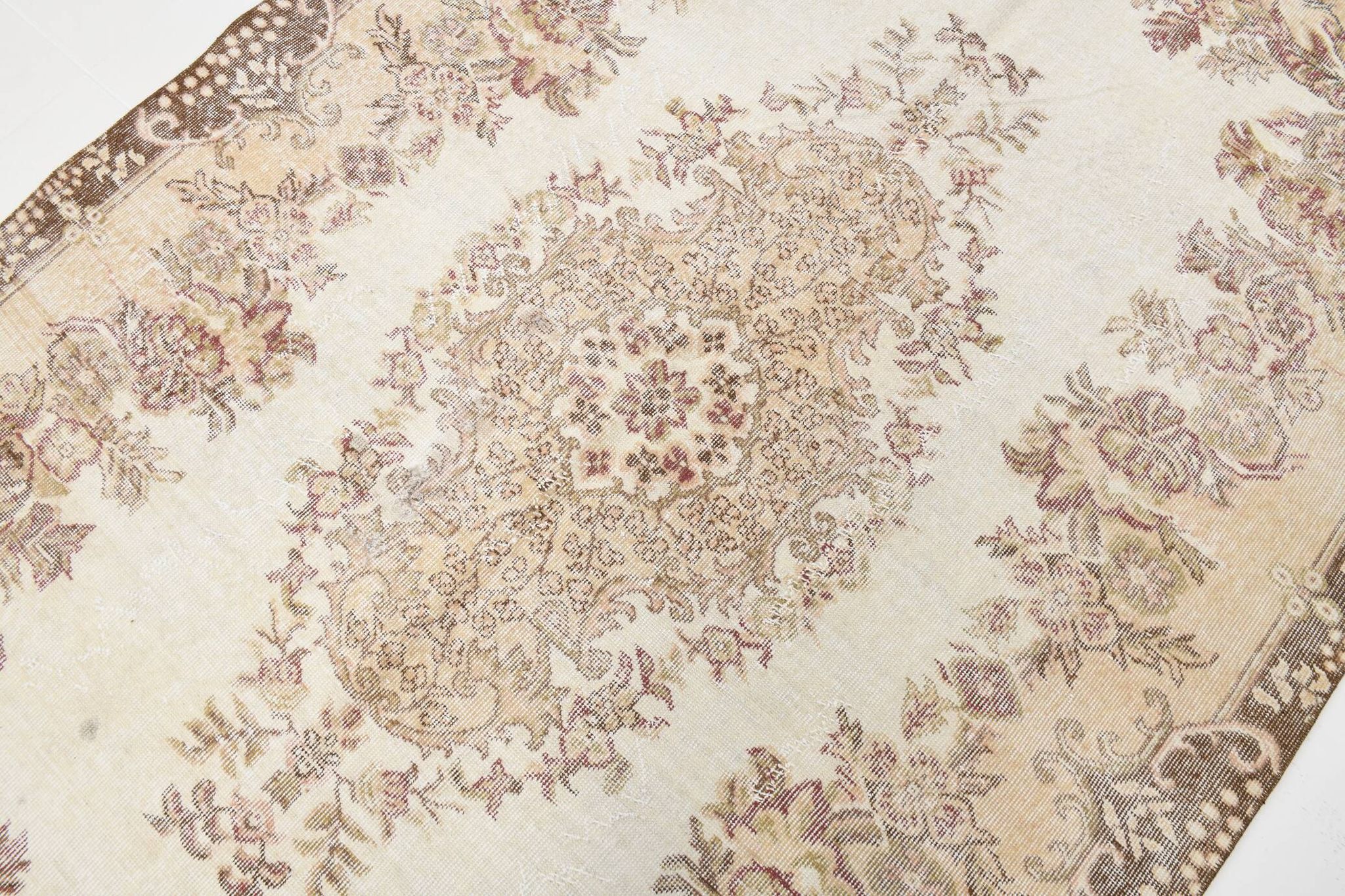 5x9 Rug For Living Room Brown Vintage Rug, 170x272Cm SK 5105