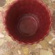 1950s Pleated Ceramic Cache Pot Bordeaux St-Clement H11/D14