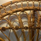 Peacock rattan armchair