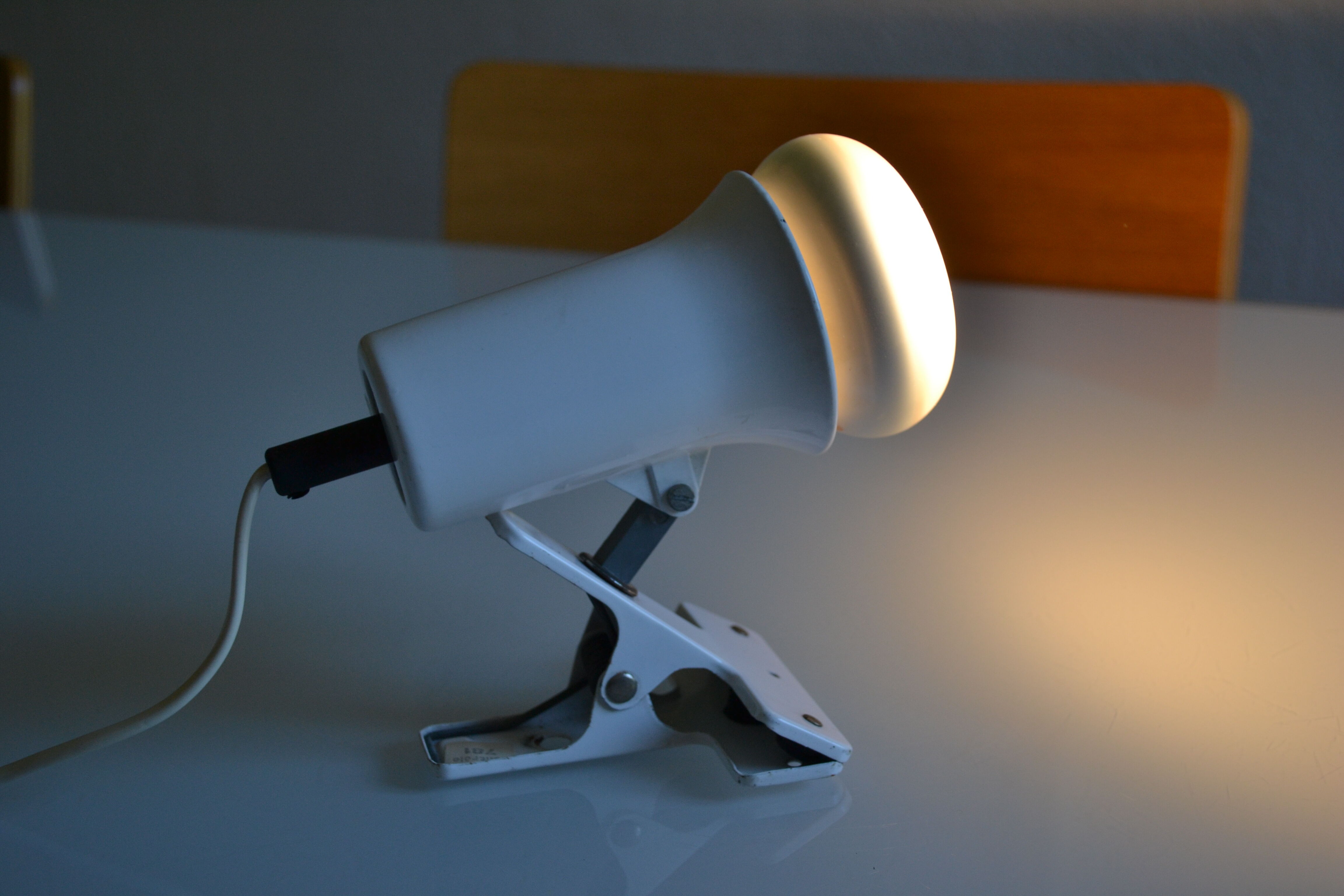 Spot with vintage clip Lita white