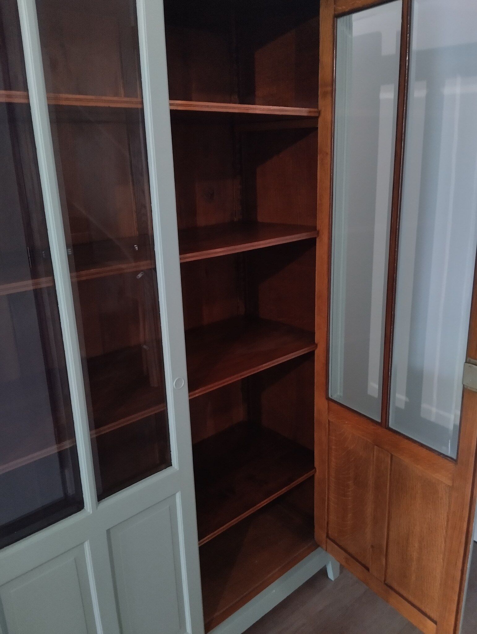 Parisian glass cabinet