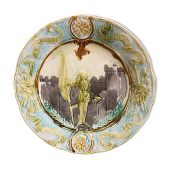 Wall decoration plate Gloire Honneur Libertè Patrie