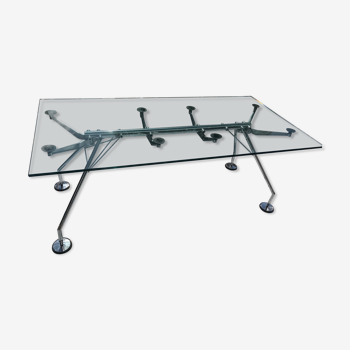 Dining table Nomos by Norman Foster for Tecno 1980