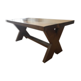Solid wood dining table