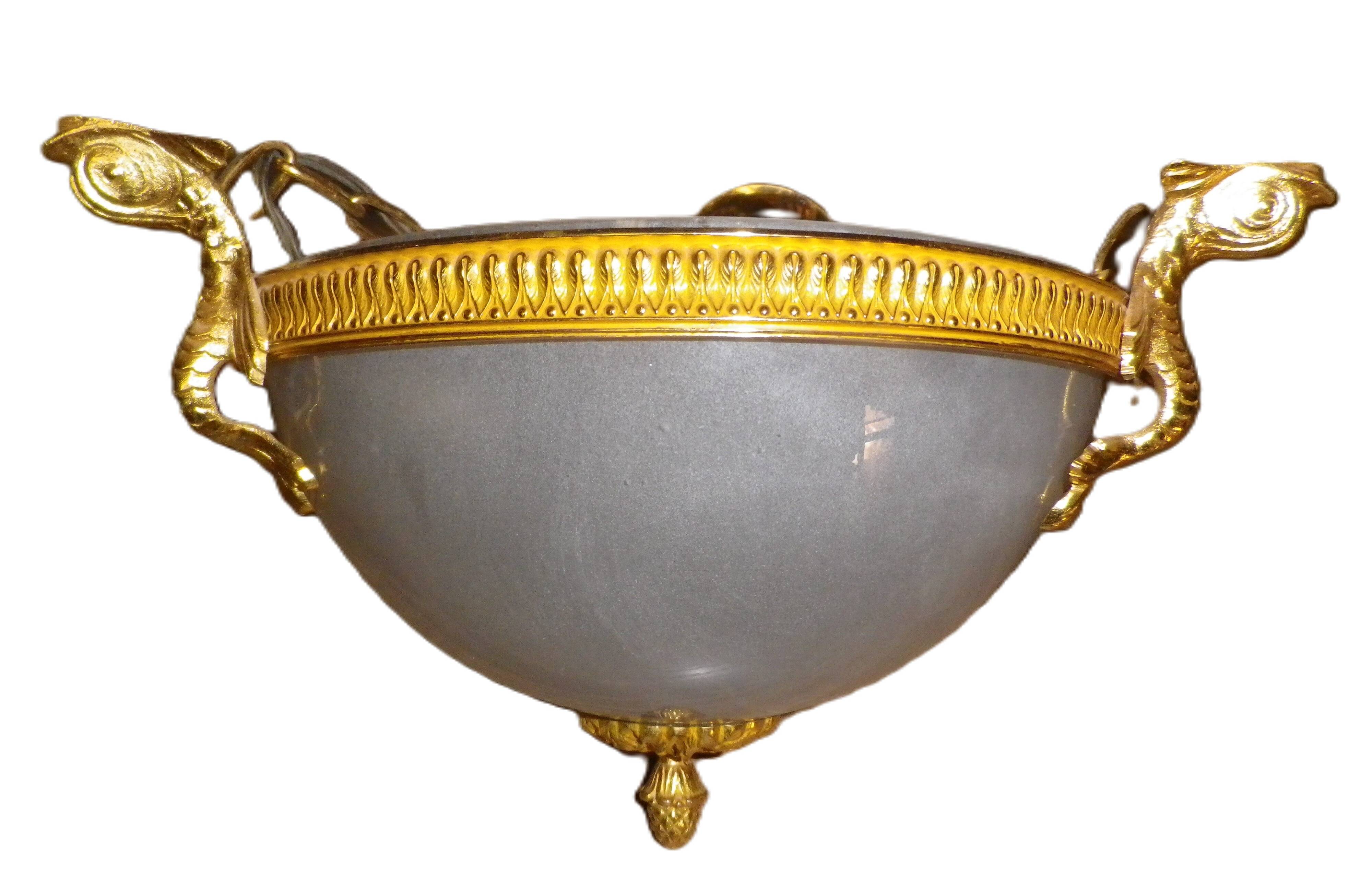 chandelier and its golden bronze brass wall lights