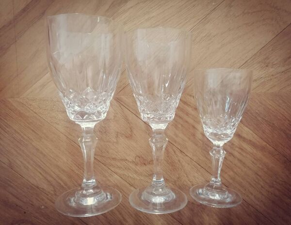 Lot verres en cristal Zajecar