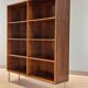 Vintage rosewood bookcase designed by Omann Jun