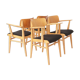 4 vintage arm chairs Casala 60s-70s Italy