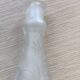 Frosted moulded glass carafe