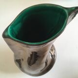 Vallauris 1960 glazed earth vase