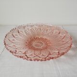 Dish in chiseled glass