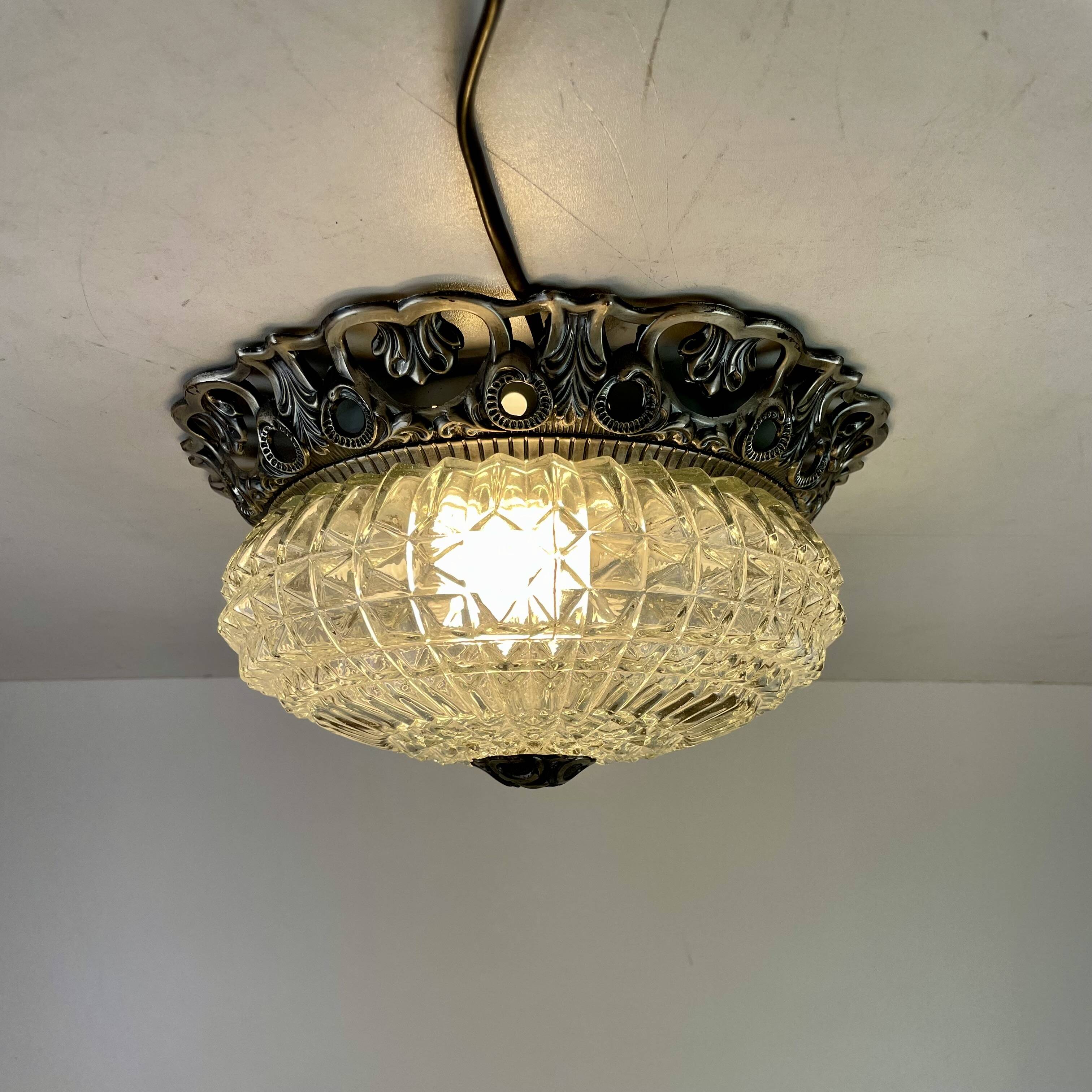 Ceiling Light Att. To Massive, Belgium, 1960s