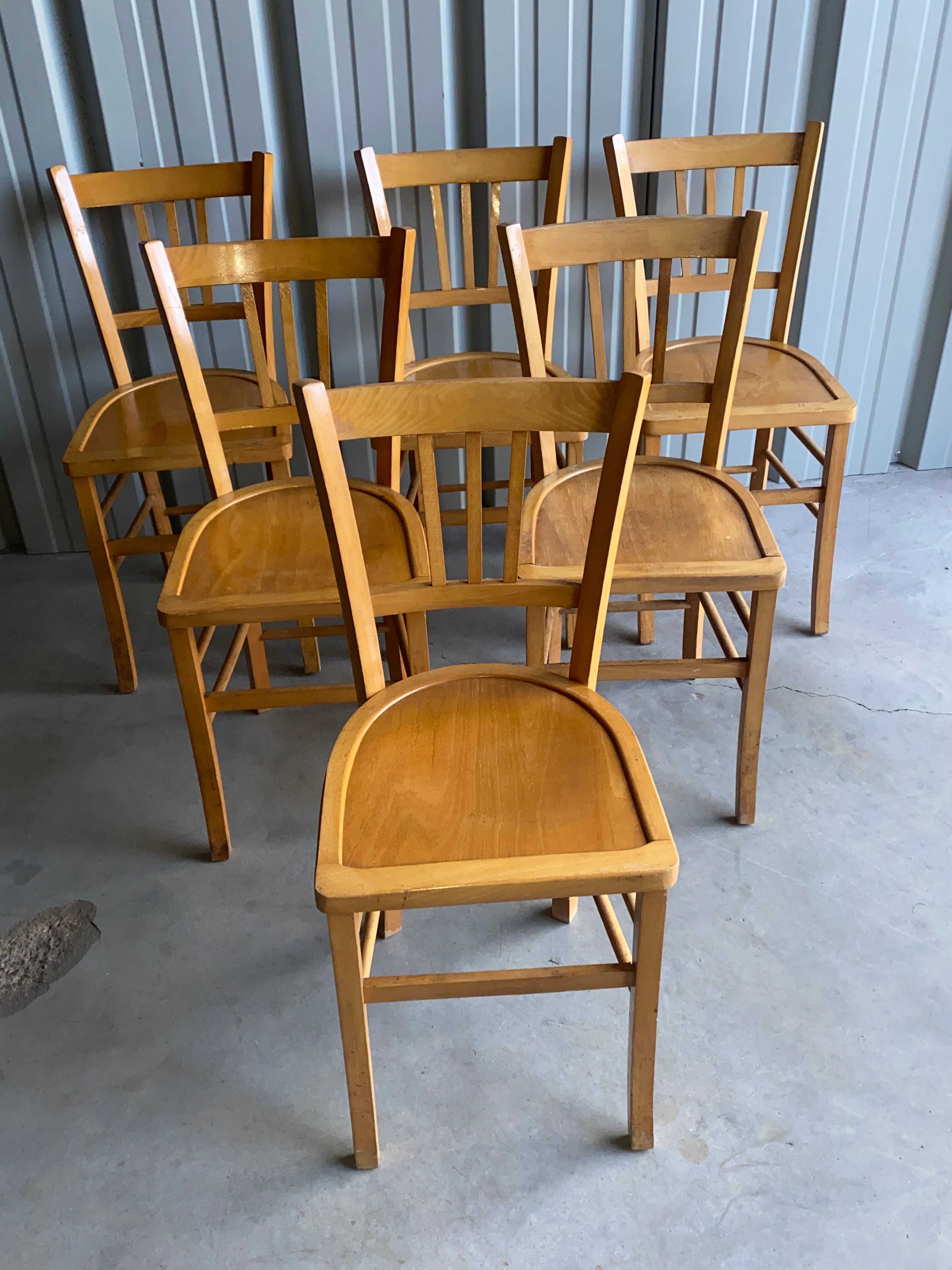 6 chaises bistrot