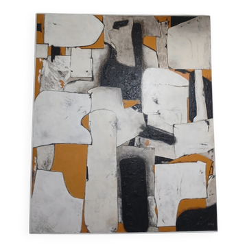 Grand abstract tableau by master Jean Berney