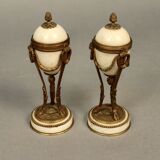 Pair of Louis XVI style cassolettes