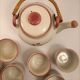 Théière coréen vintage avec 6 tasses