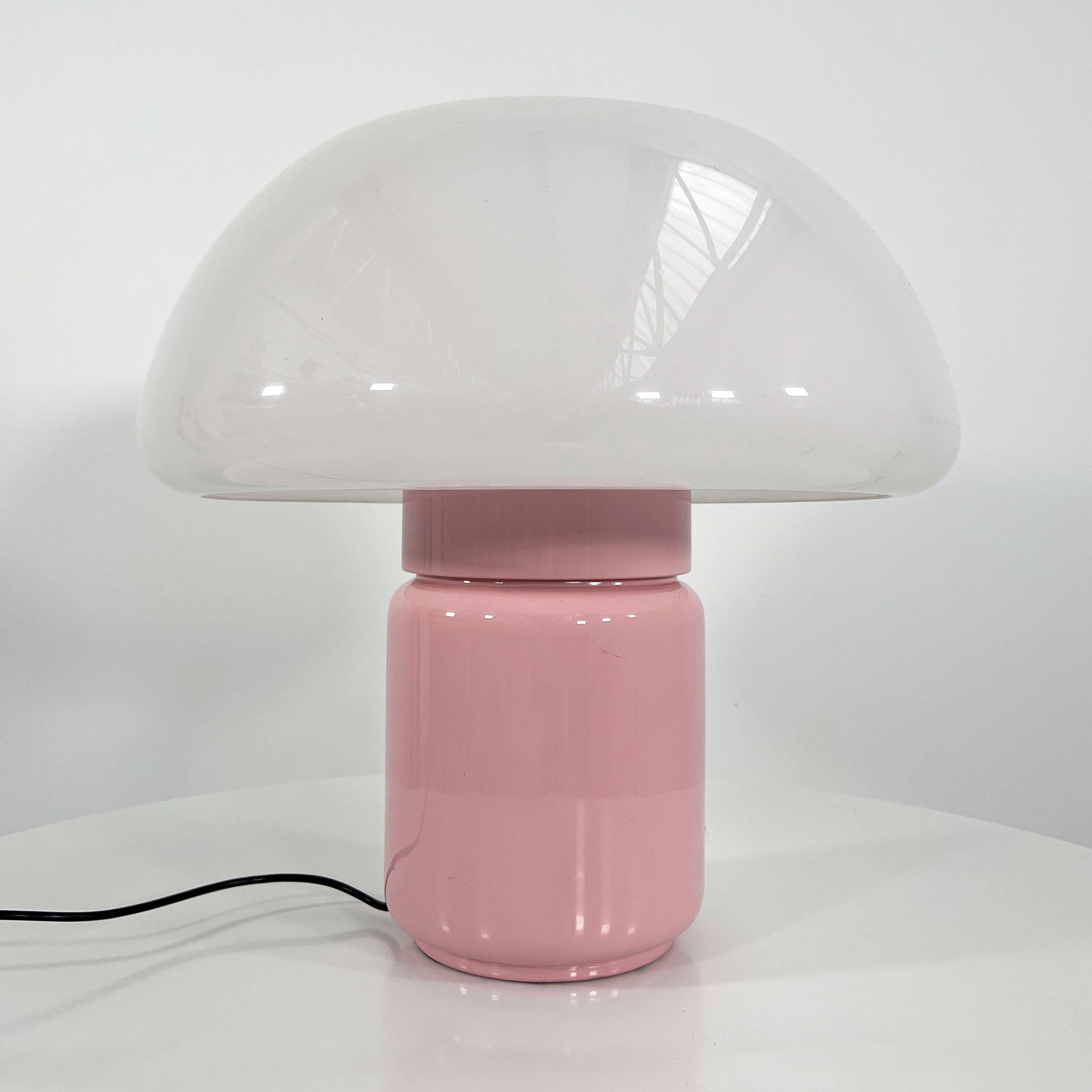 Mushroom Rose table lamp by Elio Martinelli for Martinelli Luce, 1970