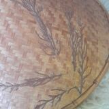Wicker lampshade