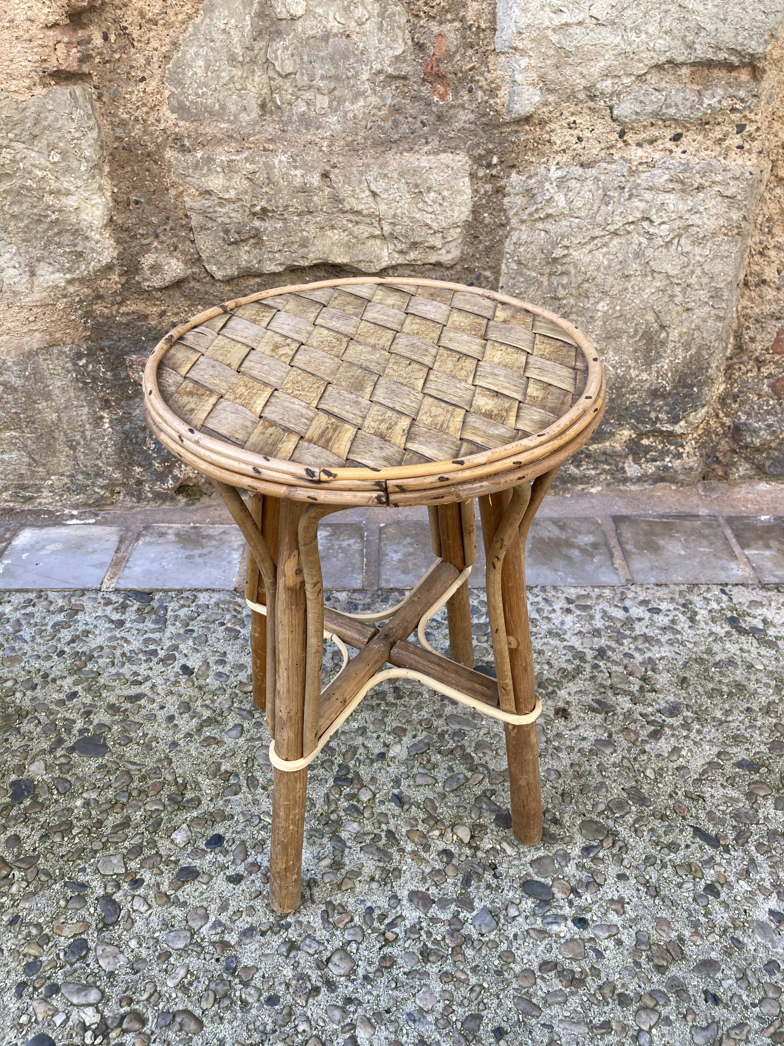 Chestnut side table