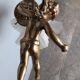 Hanging chandelier / bronze angel dore ep 1940/50