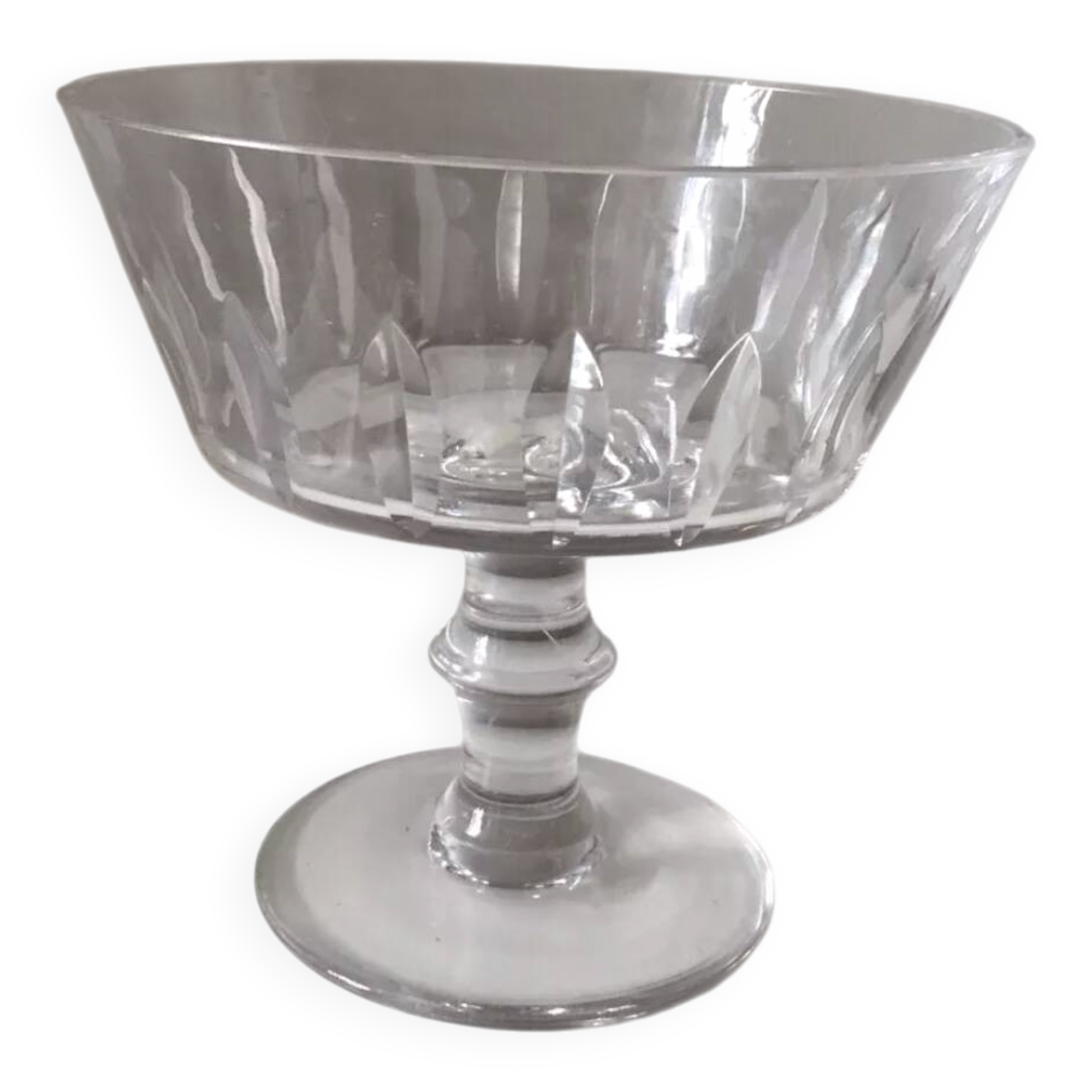 Antique large Saint Louis Crystal Fruit Bowl