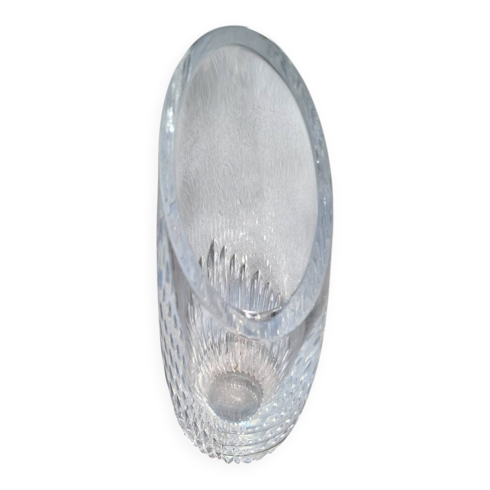 Designer crystal vase