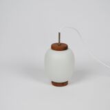 Danish vintage pendant lamp Kina by Bent Karlby, Lyfa, 1946