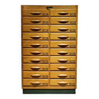 Old Italian archive cabinet